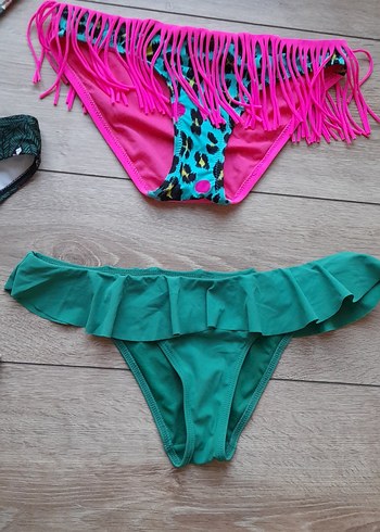 Renkli Bohem Tarzı Kadın Bikini Altları - Görsel 3