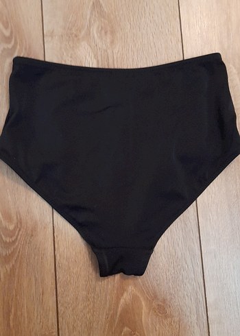 Kadın Siyah Fırfırlı Mini Bikini Altı - Görsel 5