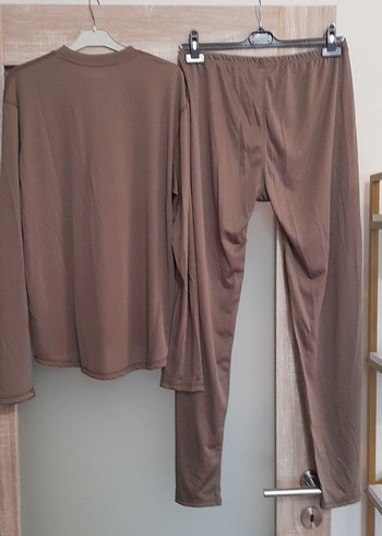 Erkek Kahverengi Uzun Kollu Pijama Takımı - Görsel 5