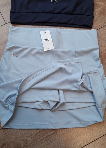 Alo Marka Kolsuz Spor Üst ve Mini Etek Takımı - Görsel 3