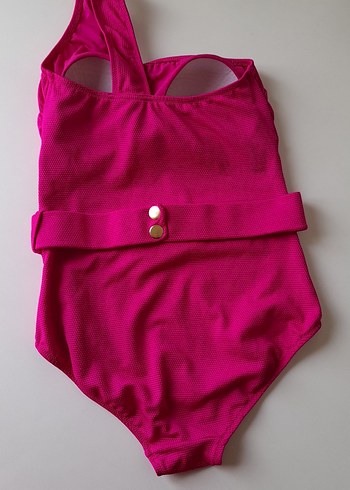 Pembe Kemerli Askılı Mini Mayo - Görsel 4