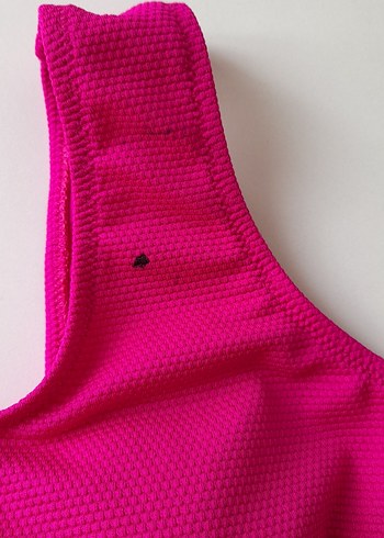 Pembe Kemerli Askılı Mini Mayo - Görsel 3