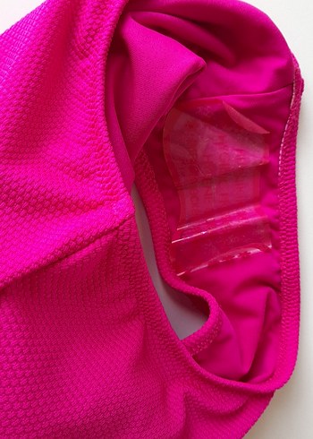 Pembe Kemerli Askılı Mini Mayo - Görsel 5