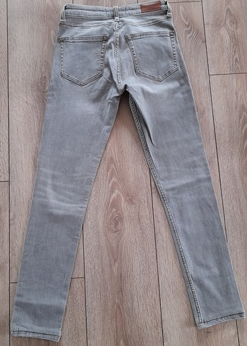 Gri Kadın Denim Jean - Görsel 4