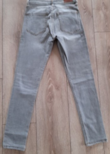 Gri Kadın Denim Jean - Görsel 3