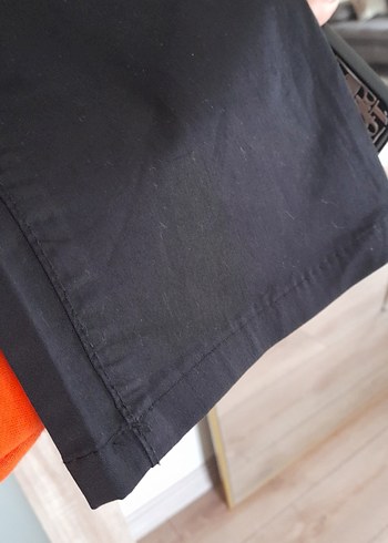 Siyah Kemerli Kadın Pantolon - Görsel 3