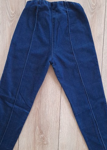 Kadın Lacivert Elastik Bel Denim Pantolon - Görsel 4