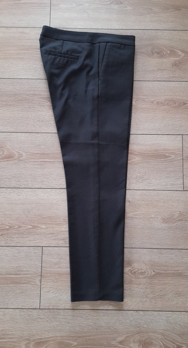 Siyah Kadın Kumaş Pantolon - Görsel 4