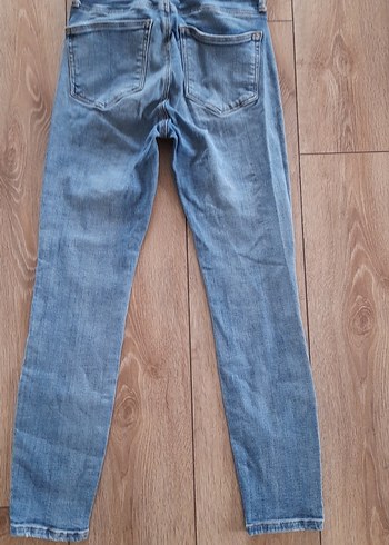 Mavi Normal Boy Kadın Denim Pantolon - Görsel 3