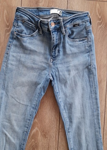 Mavi Normal Boy Kadın Denim Pantolon - Görsel 2
