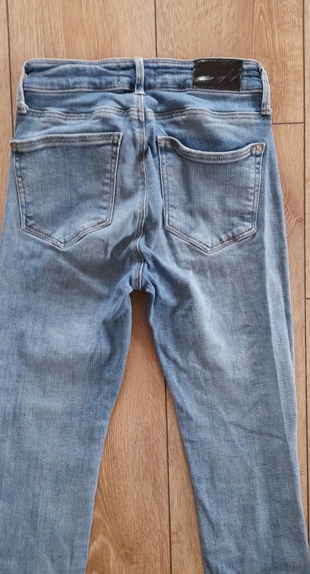 Mavi Normal Boy Kadın Denim Pantolon - Görsel 4