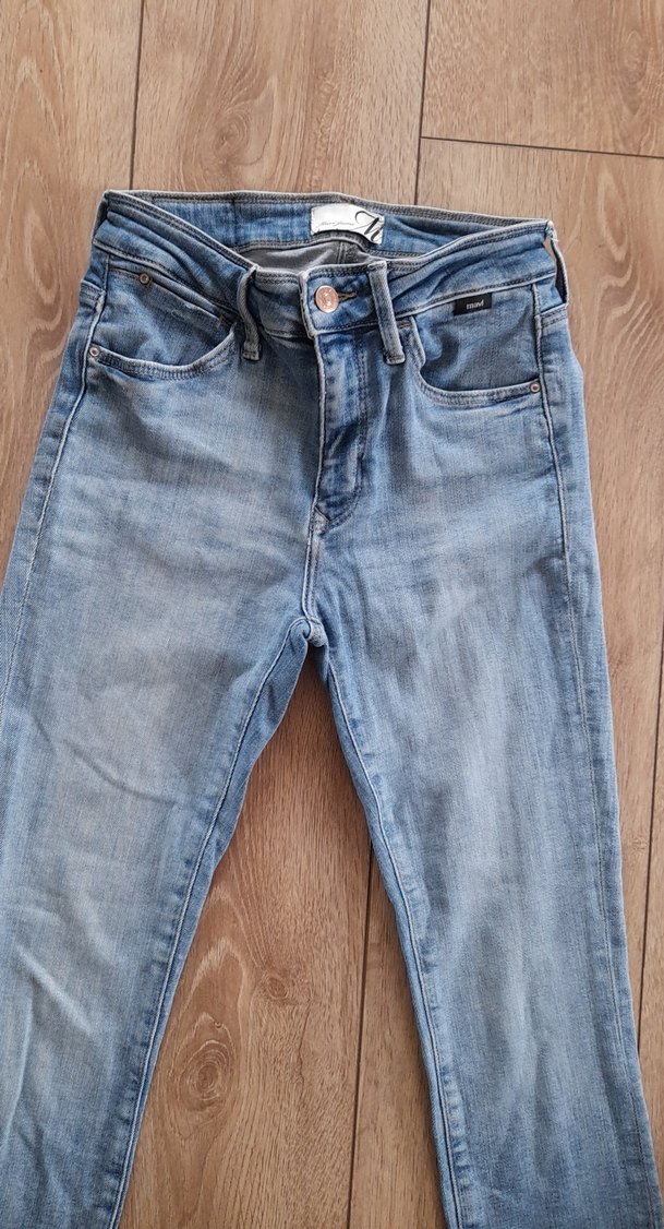 Mavi Normal Boy Kadın Denim Pantolon - Görsel 2