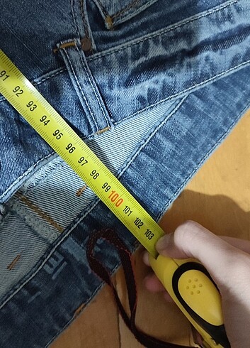 s Beden mavi Renk Düşük bel Jean
