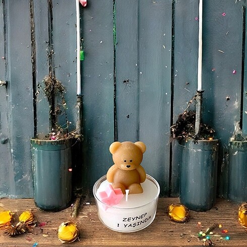 Ayıcık Hediyelik Mum - Görsel 5