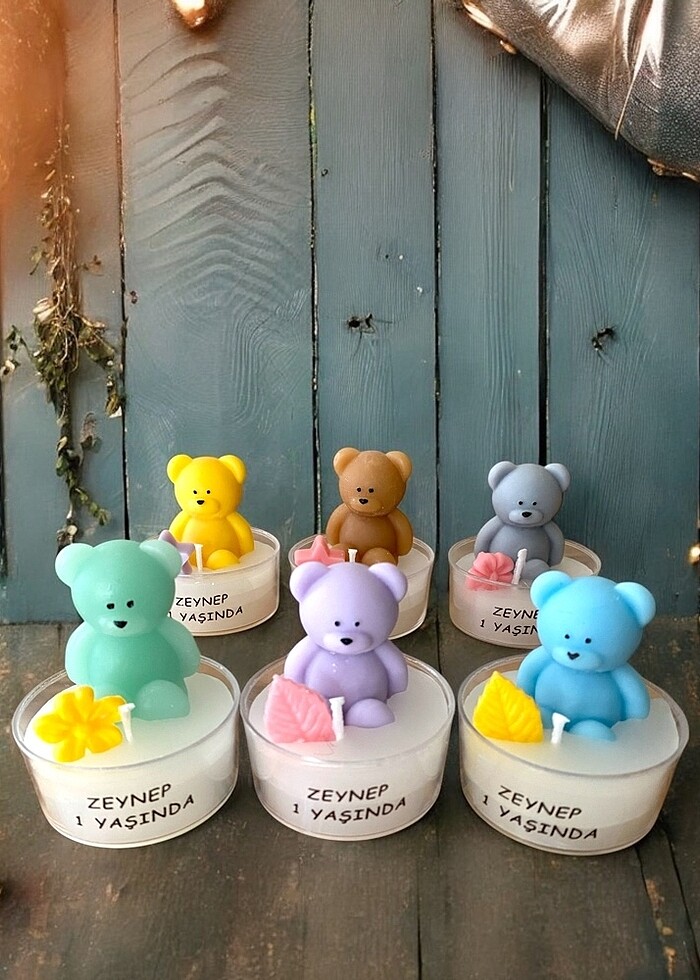 Ayıcık Hediyelik Mum - Görsel 3