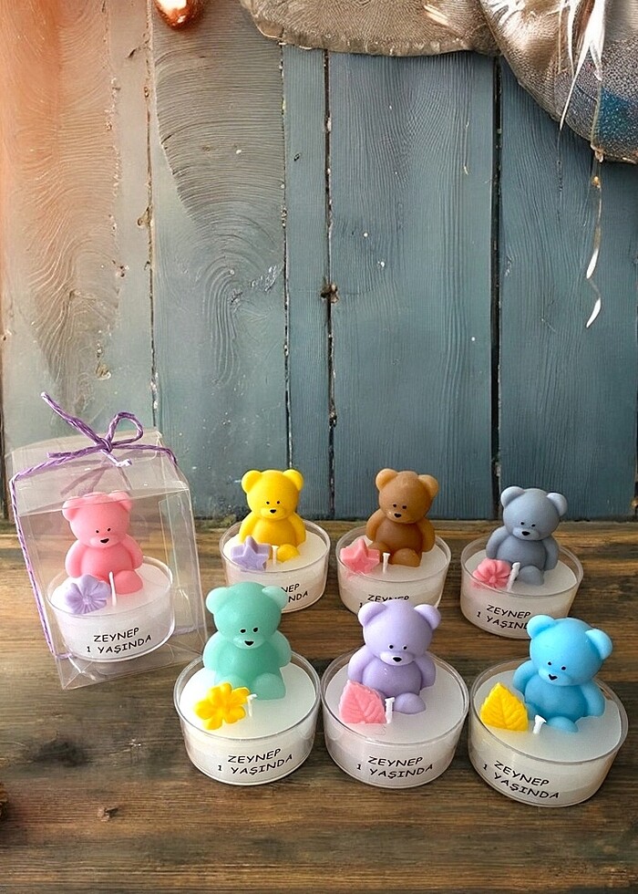 Ayıcık Hediyelik Mum - Görsel 2