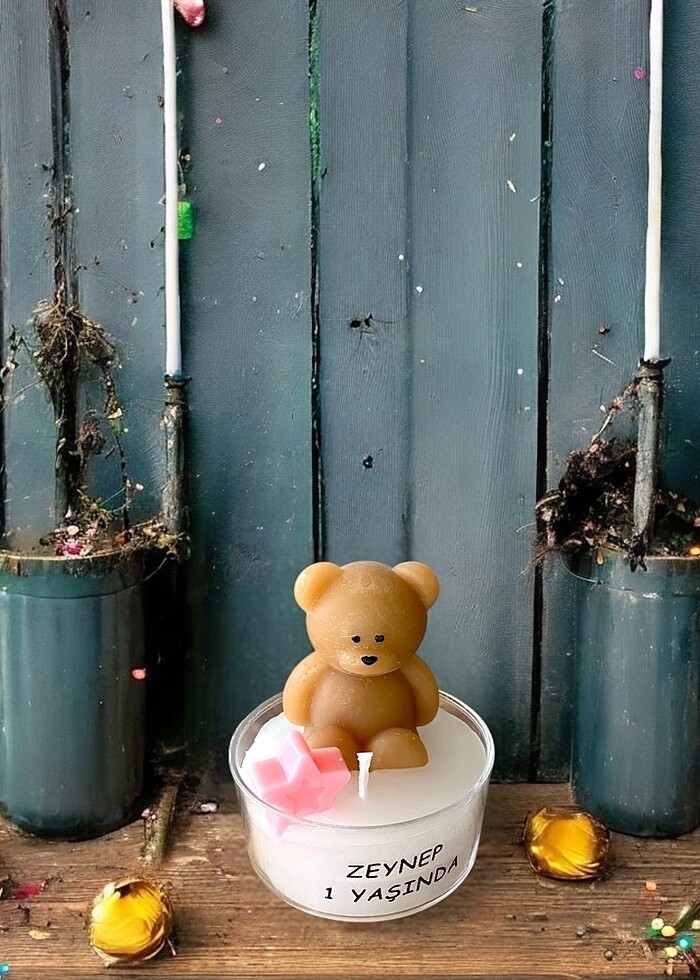 Ayıcık Hediyelik Mum - Görsel 5