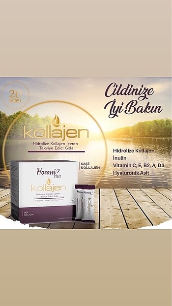 Homm Bitkisel Hidrolize Kolajen İçeren Takviye Edici Gıda - Görsel 5