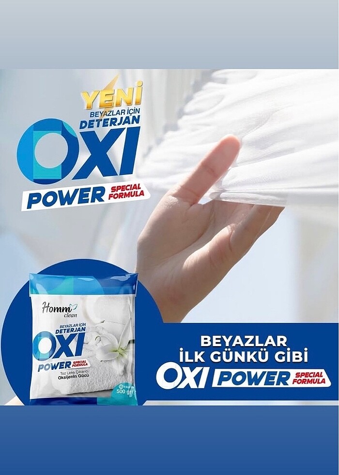 Homm Bitkisel Oxi Power Beyazlar İçin - Görsel 2