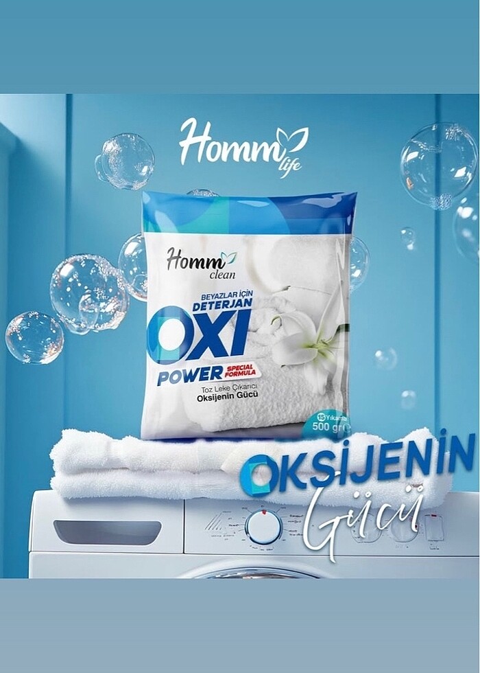 Homm Bitkisel Oxi Power Beyazlar İçin - Görsel 5