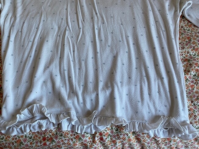 l Beden beyaz Renk Penti pijama üstü