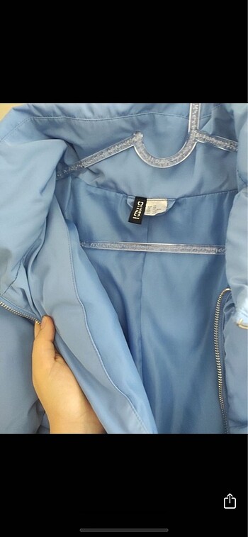 H&M Orijinal Hm mavi şişme mont