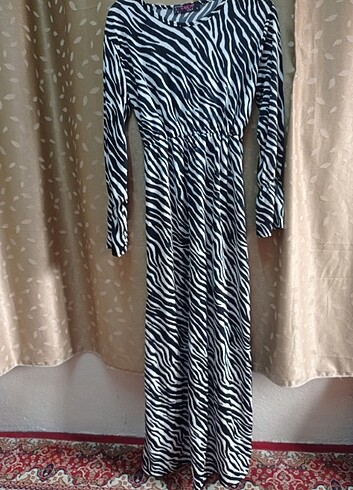 Diğer Zebra desenli elbise