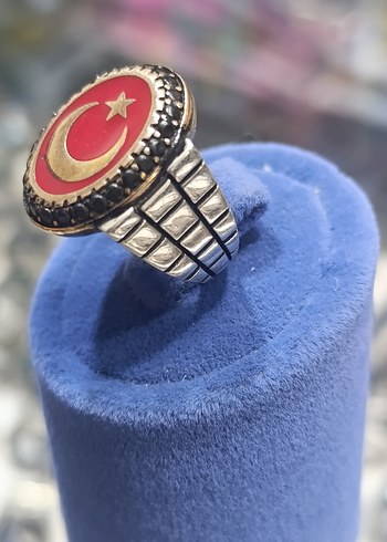 Beden kırmızı Renk GÜMÜŞ YÜZÜK
