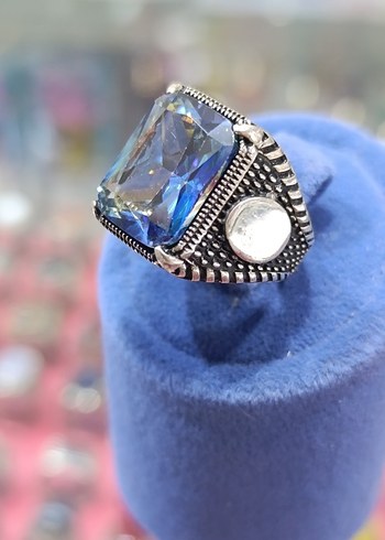 Beden GÜMÜŞ YÜZÜK MİSTİK TOPAZ TAŞLI