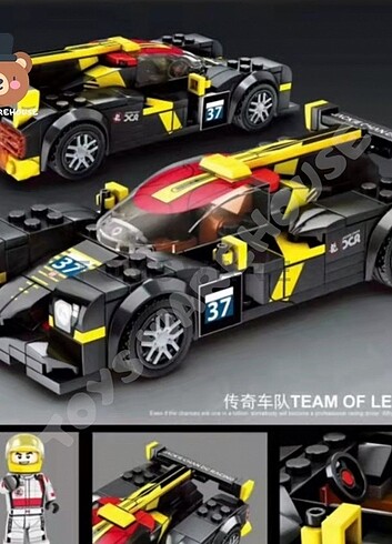 Lego jackıe Chan dc racing yarış arabası 