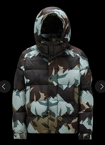 Moncler İthal Kamuflaj Desenli Gerçek Kaz Tüyü İthal Sınırlı Say
