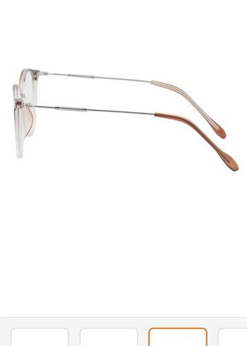 ticarto mavi ışık korumalı kadın kahverengi Şeffaf Gözlük - Görsel 3