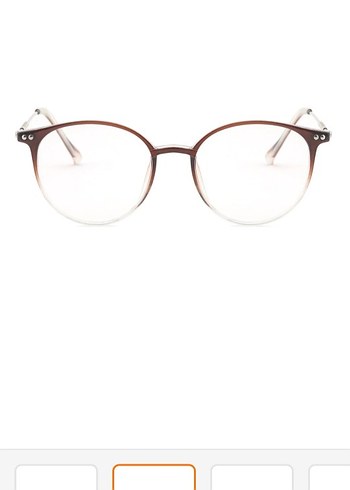 ticarto mavi ışık korumalı kadın kahverengi Şeffaf Gözlük - Görsel 2