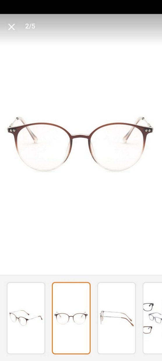 ticarto mavi ışık korumalı kadın kahverengi Şeffaf Gözlük - Görsel 2