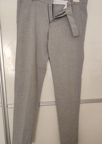 Gri Erkek kumaş Pantolonu - Görsel 2