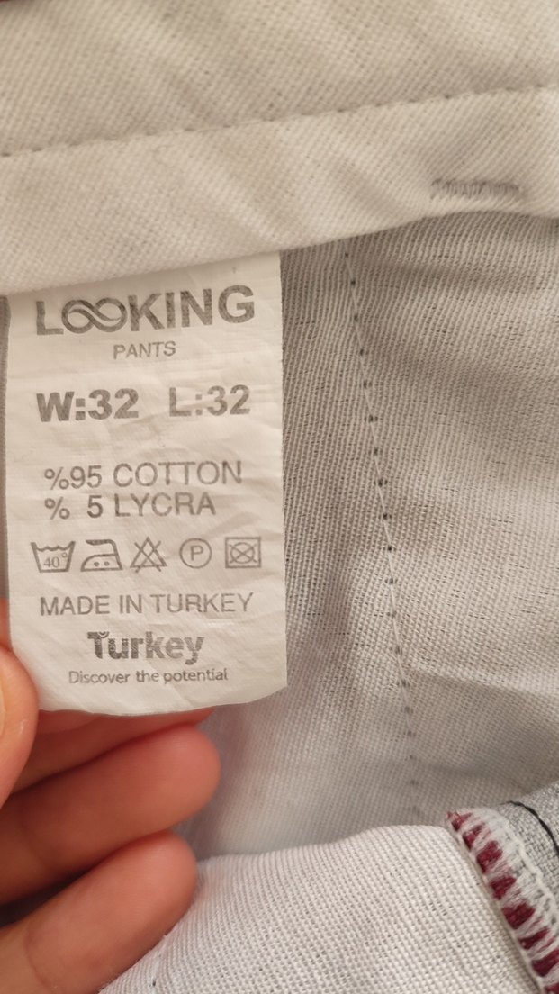 Gri Erkek kumaş Pantolonu - Görsel 3