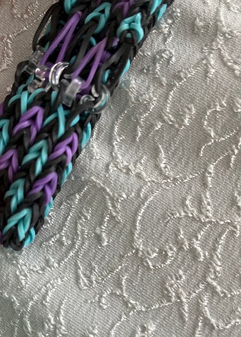 Yılan Desenli Çok Renkli Elastik Kadın Bileklik - Görsel 3