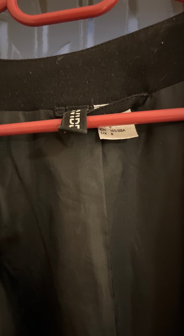 Siyah  Mini Kadın Blazer Ceket - Görsel 3