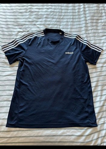 Adidas Erkek Koyu Mavi Kısa Kollu Tişört