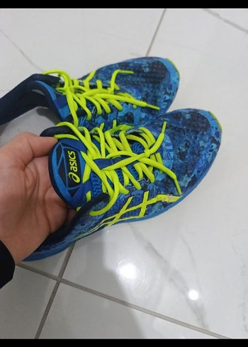 Mavi Renkli Bağcıklı  Erkek Spor Ayakkabı - Görsel 2