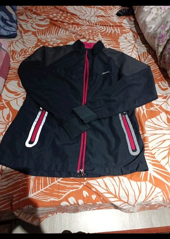 Fermuarlı Siyah Kadın Spor Ceket - Görsel 6