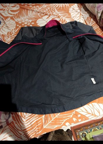 Fermuarlı Siyah Kadın Spor Ceket - Görsel 2