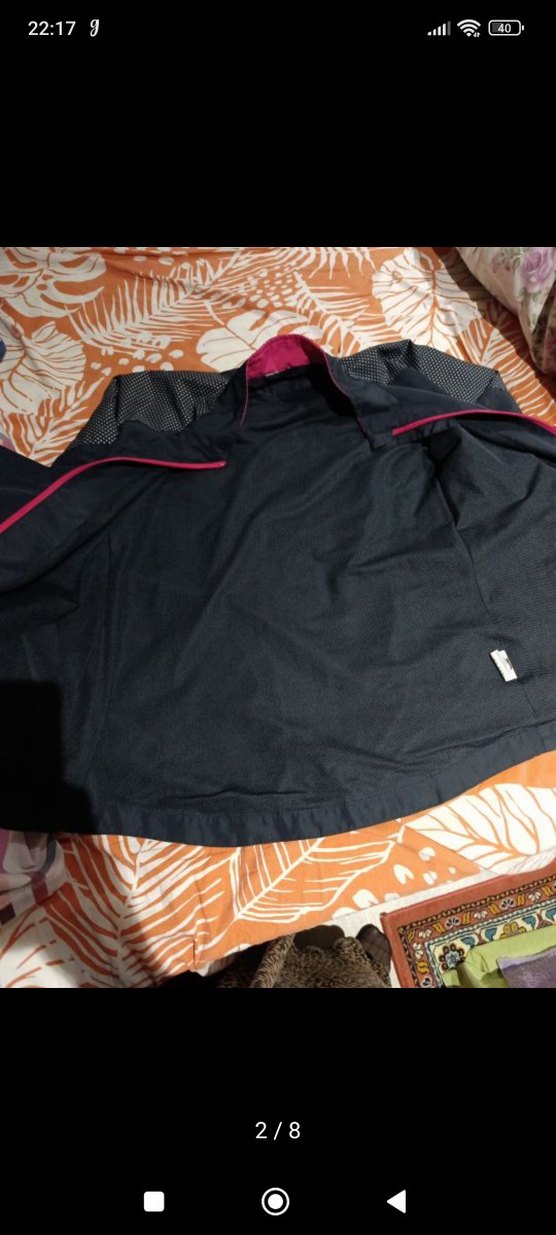 Fermuarlı Siyah Kadın Spor Ceket - Görsel 2