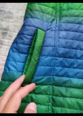 Uzun Renkli Kadın Yelek - Görsel 3