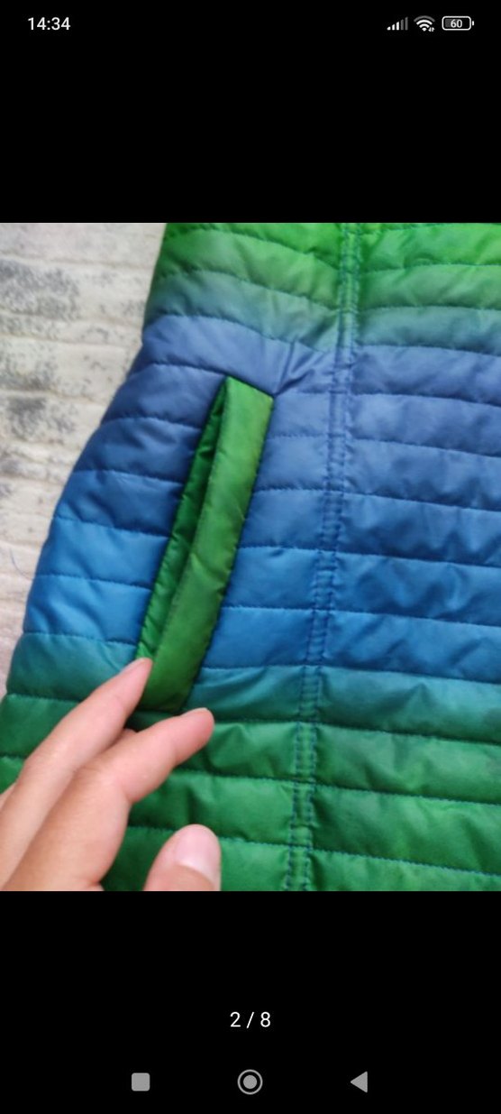 Uzun Renkli Kadın Yelek - Görsel 3