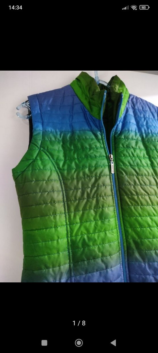 Uzun Renkli Kadın Yelek - Görsel 2