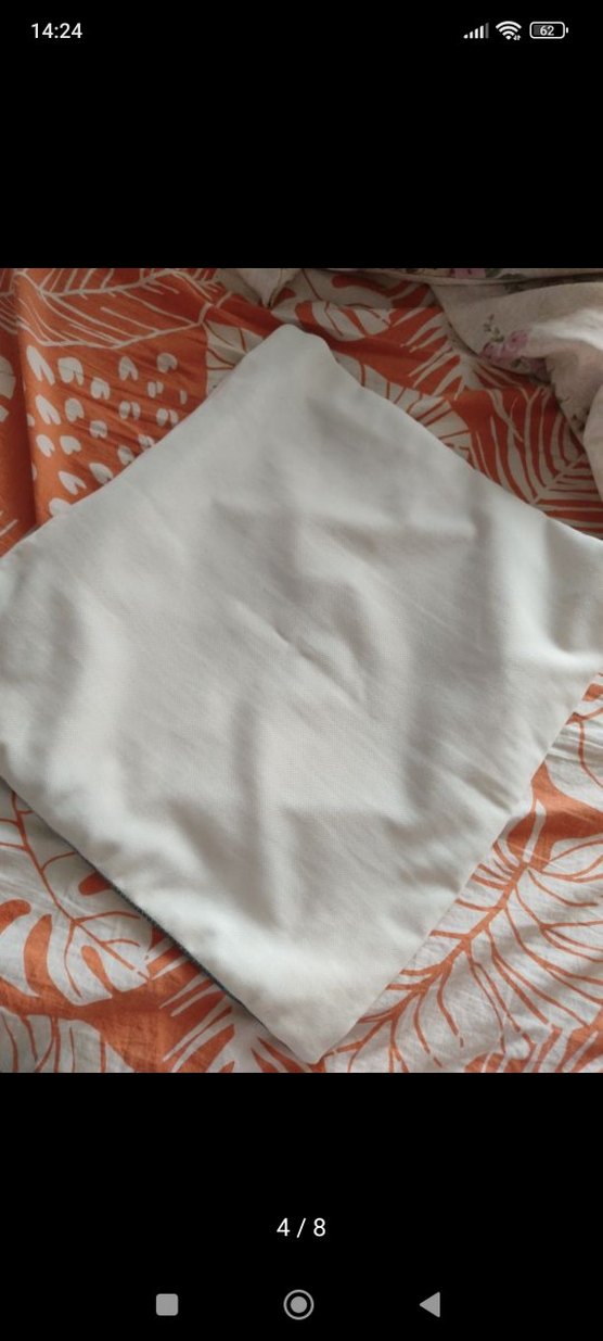 Bohem Tarz Mavi Baskılı Kırlent Kılıfı - Görsel 3