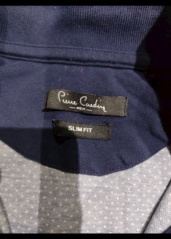 Pierre Cardin lacivert Slim Fit Erkek tişört - Görsel 3