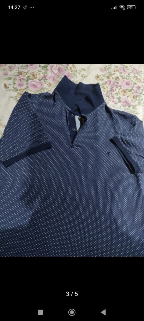 Pierre Cardin lacivert Slim Fit Erkek tişört - Görsel 2