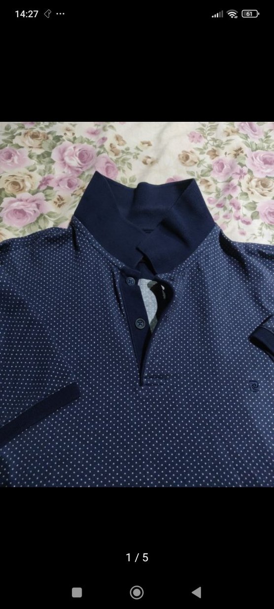 Pierre Cardin lacivert Slim Fit Erkek tişört - Görsel 5